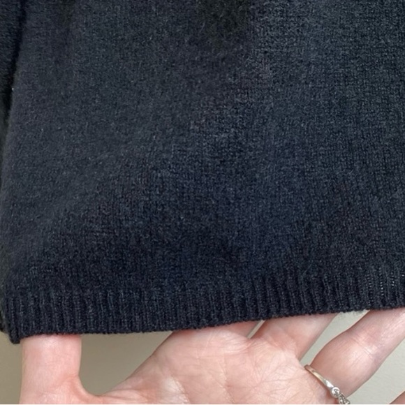 Charter Club 100% Cashmere Luxury Crewneck Sweater Size PP Admiral Blue (Navy) - Picture 3 of 8